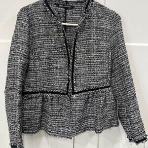 Zara black and white jacket